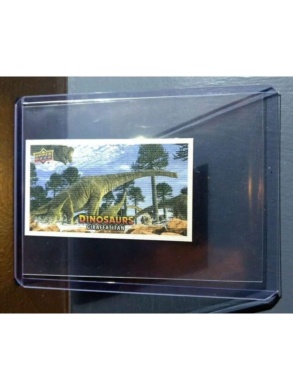 2015 Upper Deck Dinosaurs Canvas Mini Giraffatitan #27 Trading Card